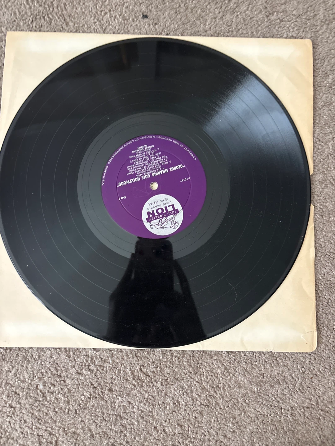George Shearing Goes Hollywood Vinyl Record - photo 5