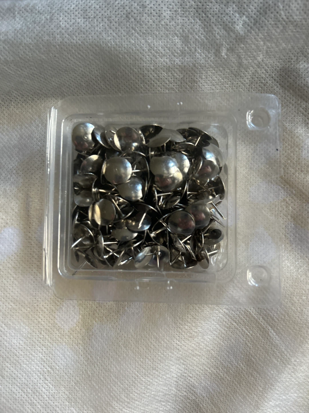 Dozens of Silver Thumb Tacks