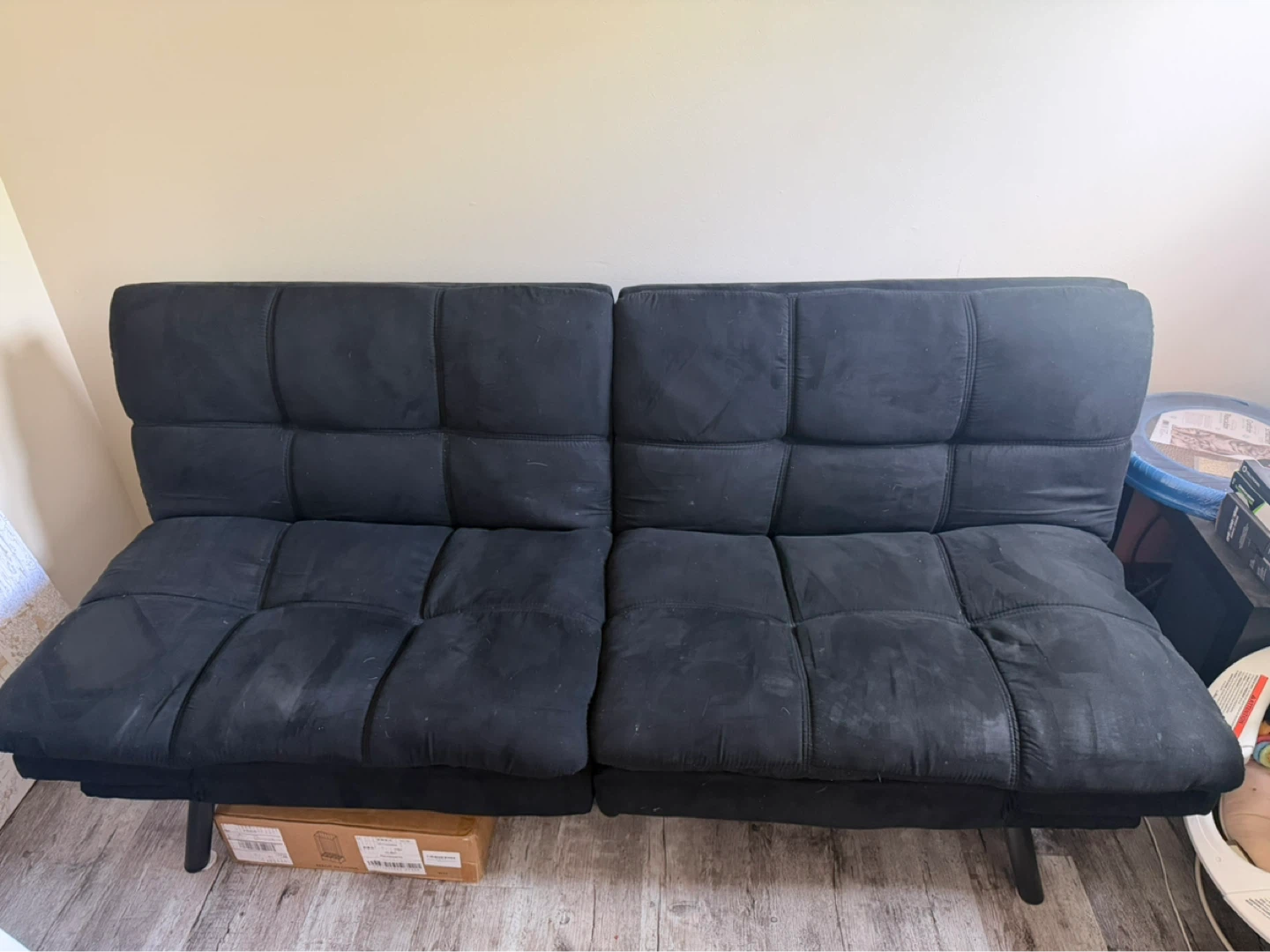 Black Futon Sofa Bed - photo 2