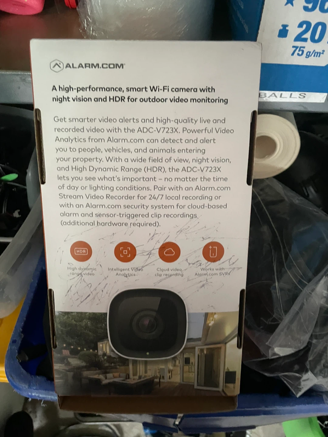 Alarm.com Outdoor Wi-Fi Security Camera 1080p - photo 2