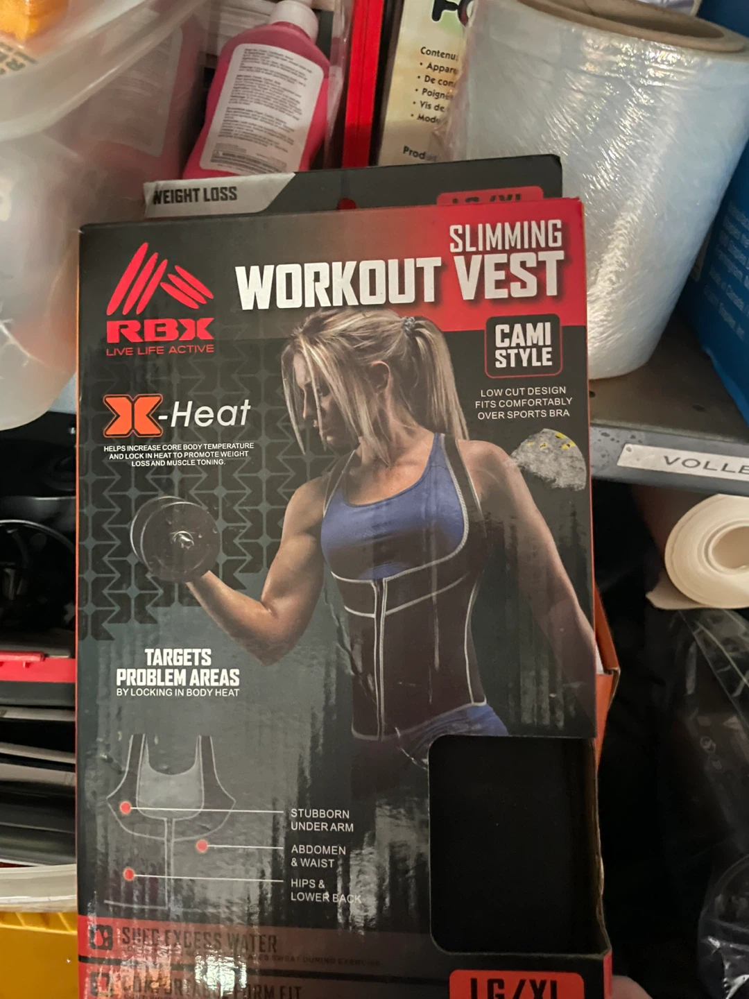 RBX Slimming Workout Vest - LG/XL