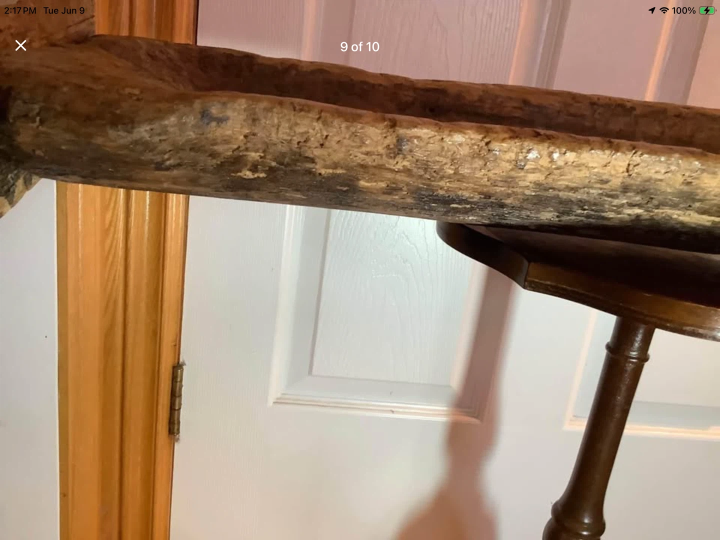 Large Primitive Wood Dough Bowl 🐞 - photo 5
