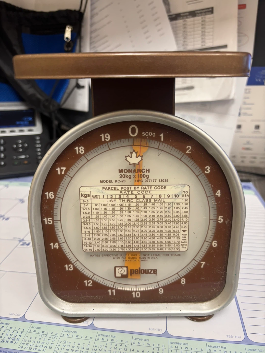 Pelouze Monarch Kitchen Scale