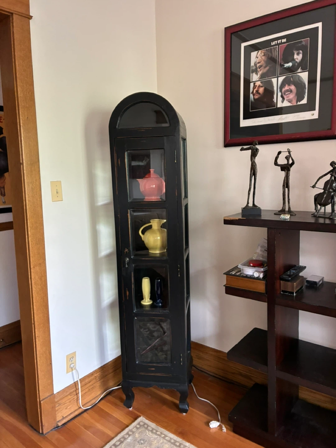 Black Display Cabinet