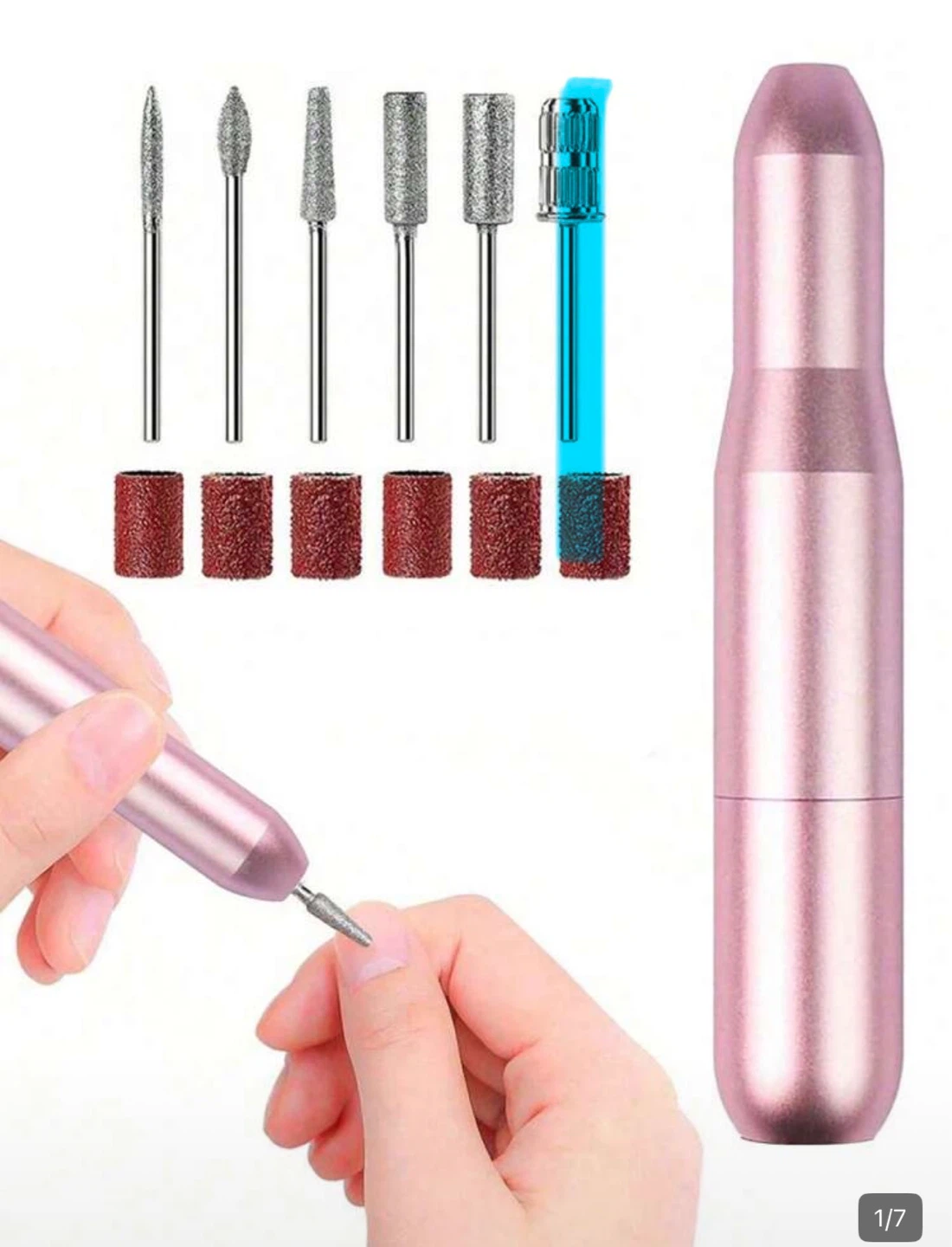 Pink Electric Nail File