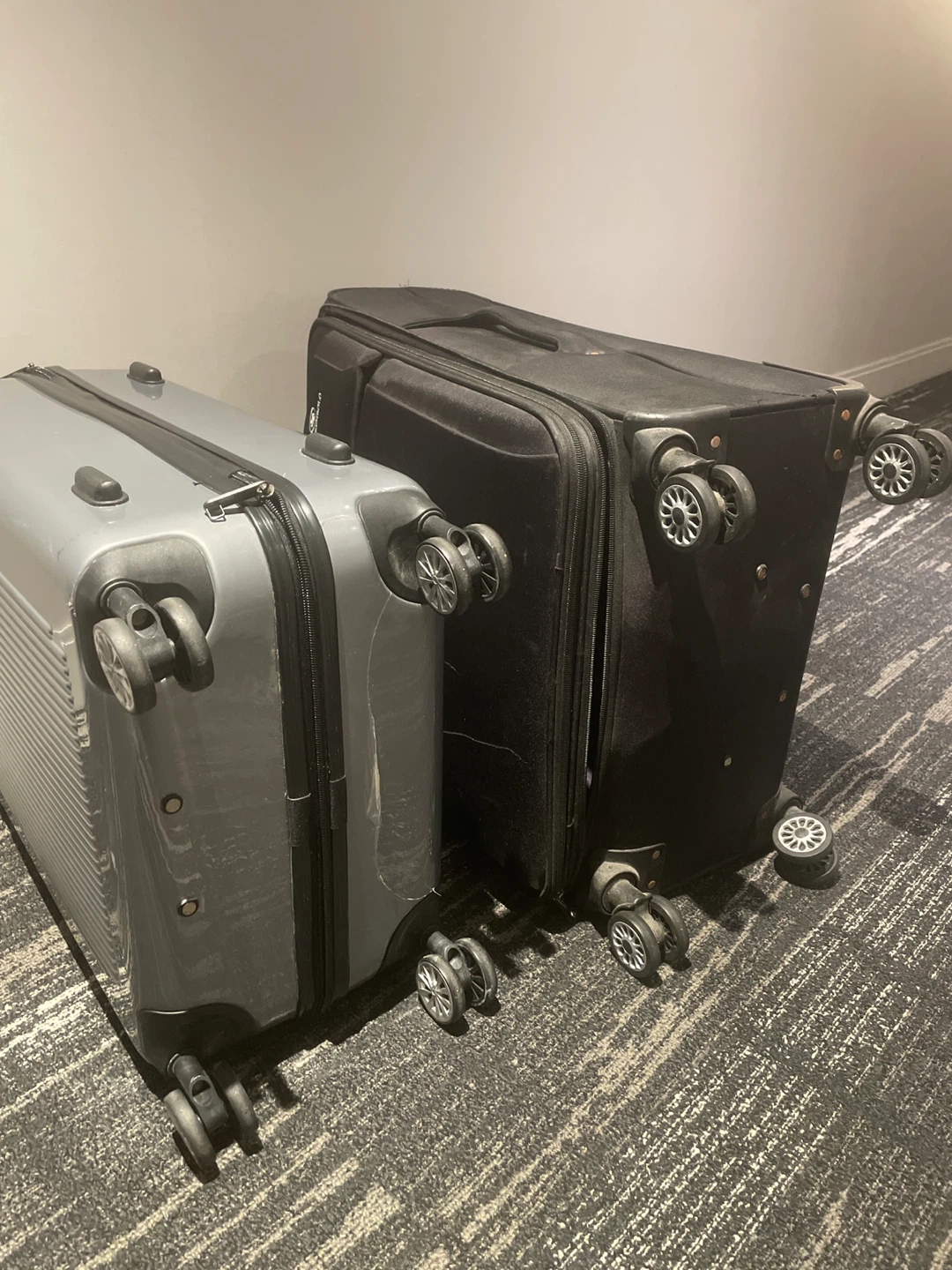 Black and Silver Suitcases (2) - photo 2
