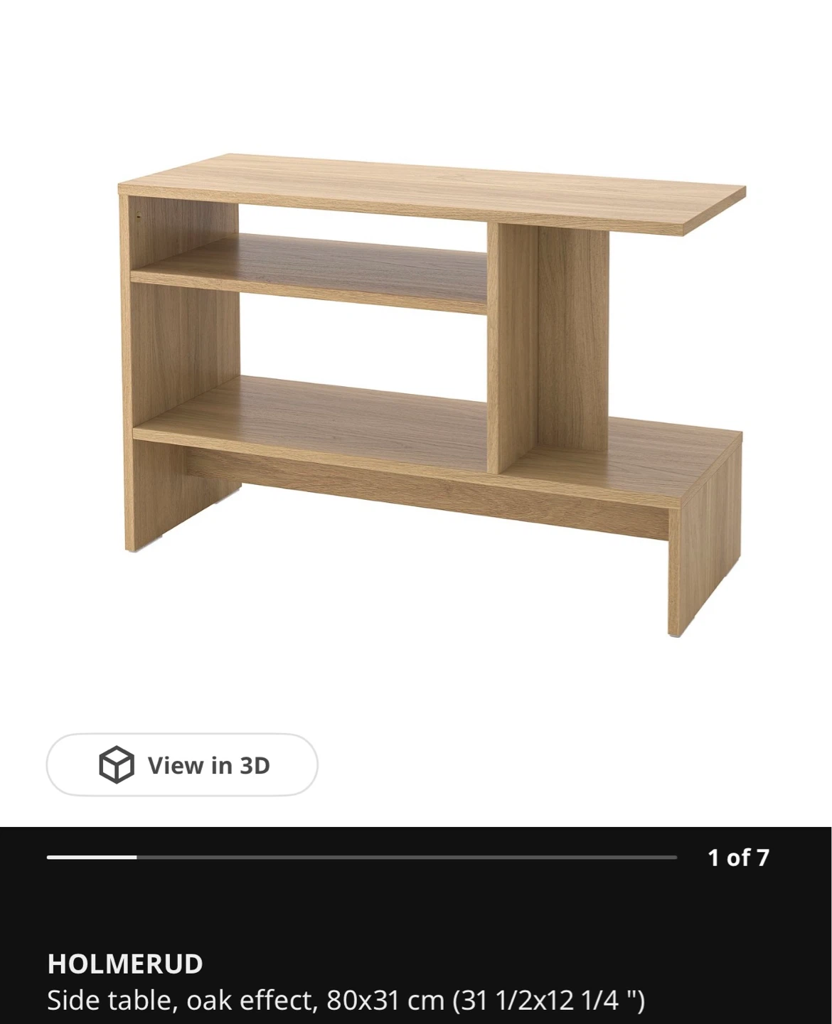 IKEA HOLMERUD Side Table - photo 3