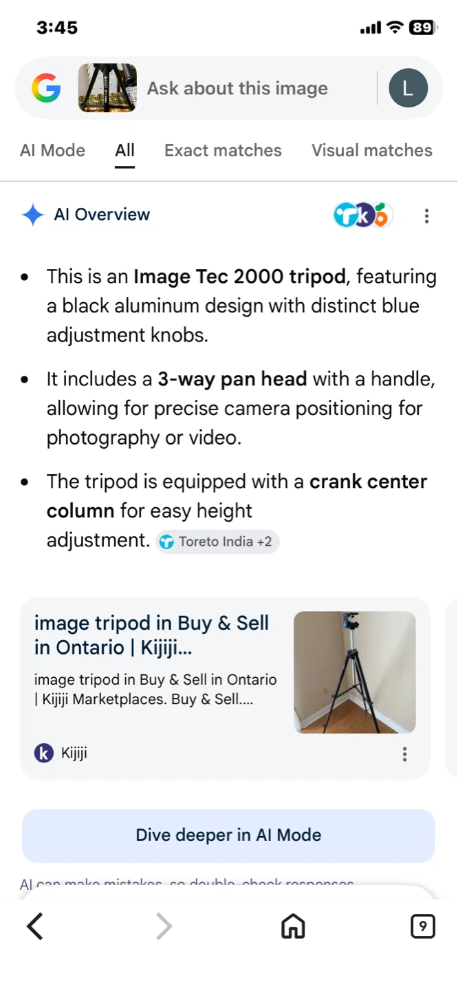 Image Tec 2000 Tripod - photo 5