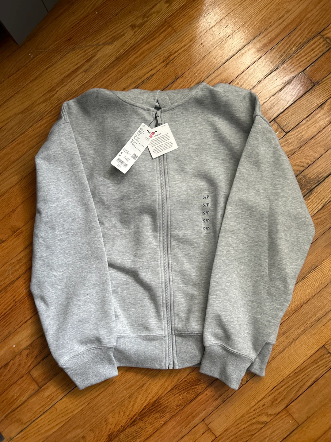 UNIQLO C Grey Zip-Up Sweatshirt