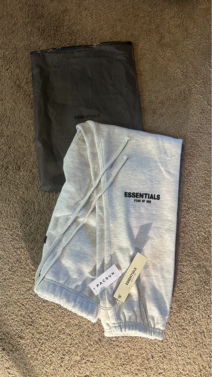 LIGHT OATMEAL ESSENTIAL PANTS