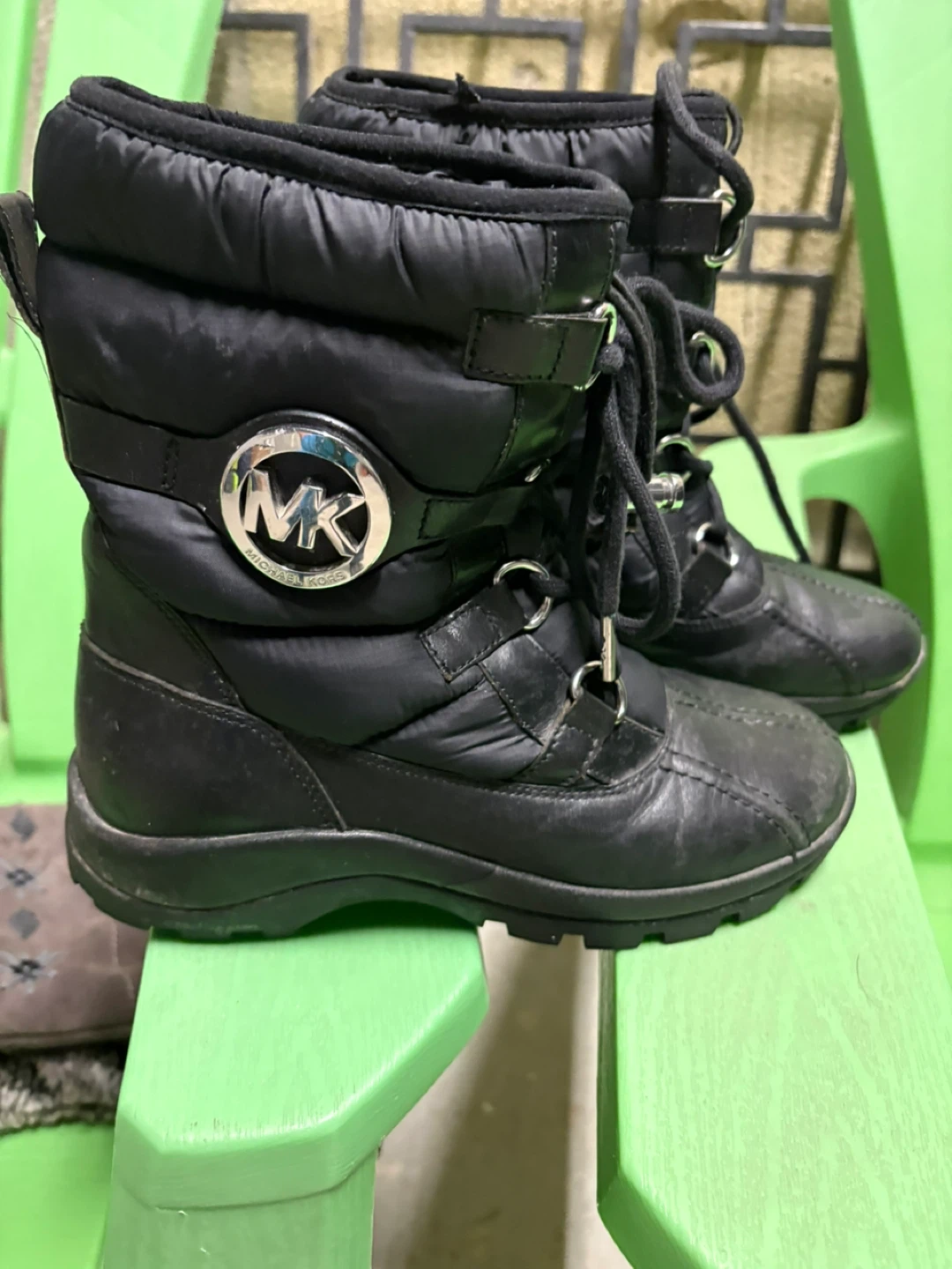 Michael Kors Black Puffer Winter Boots