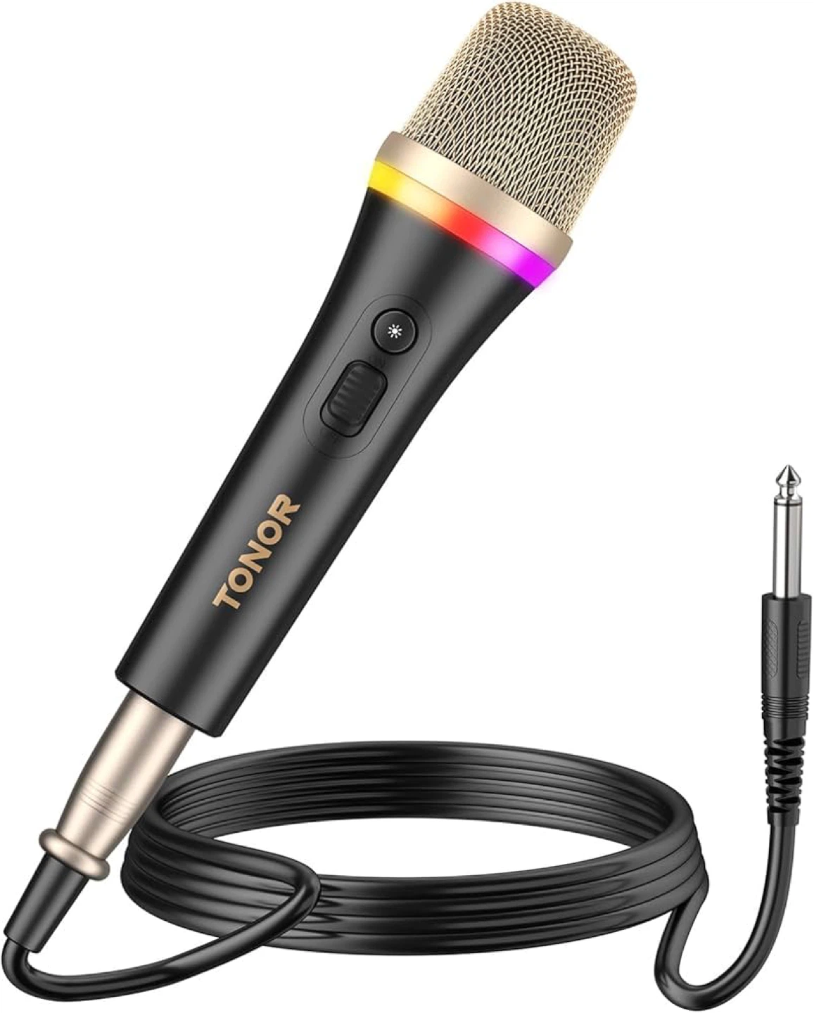 TONOR Wired Microphone with RGB Lights
