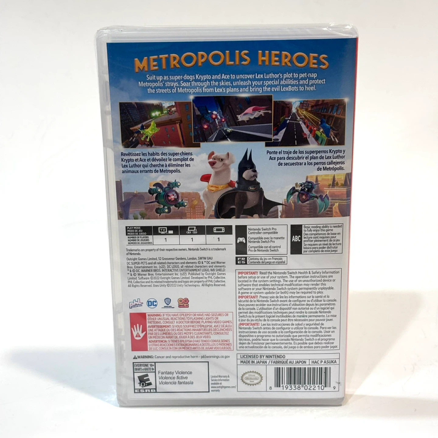 DC League of Super-Pets - Nintendo Switch - Brand New - photo 2