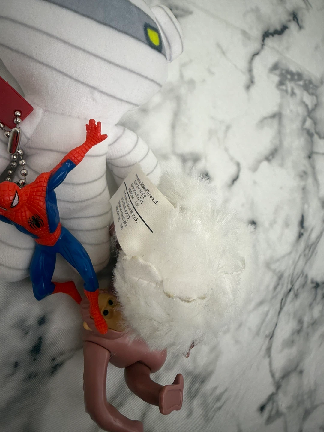Plush Mummy, Dog, Spiderman & Monkey Charms - photo 2