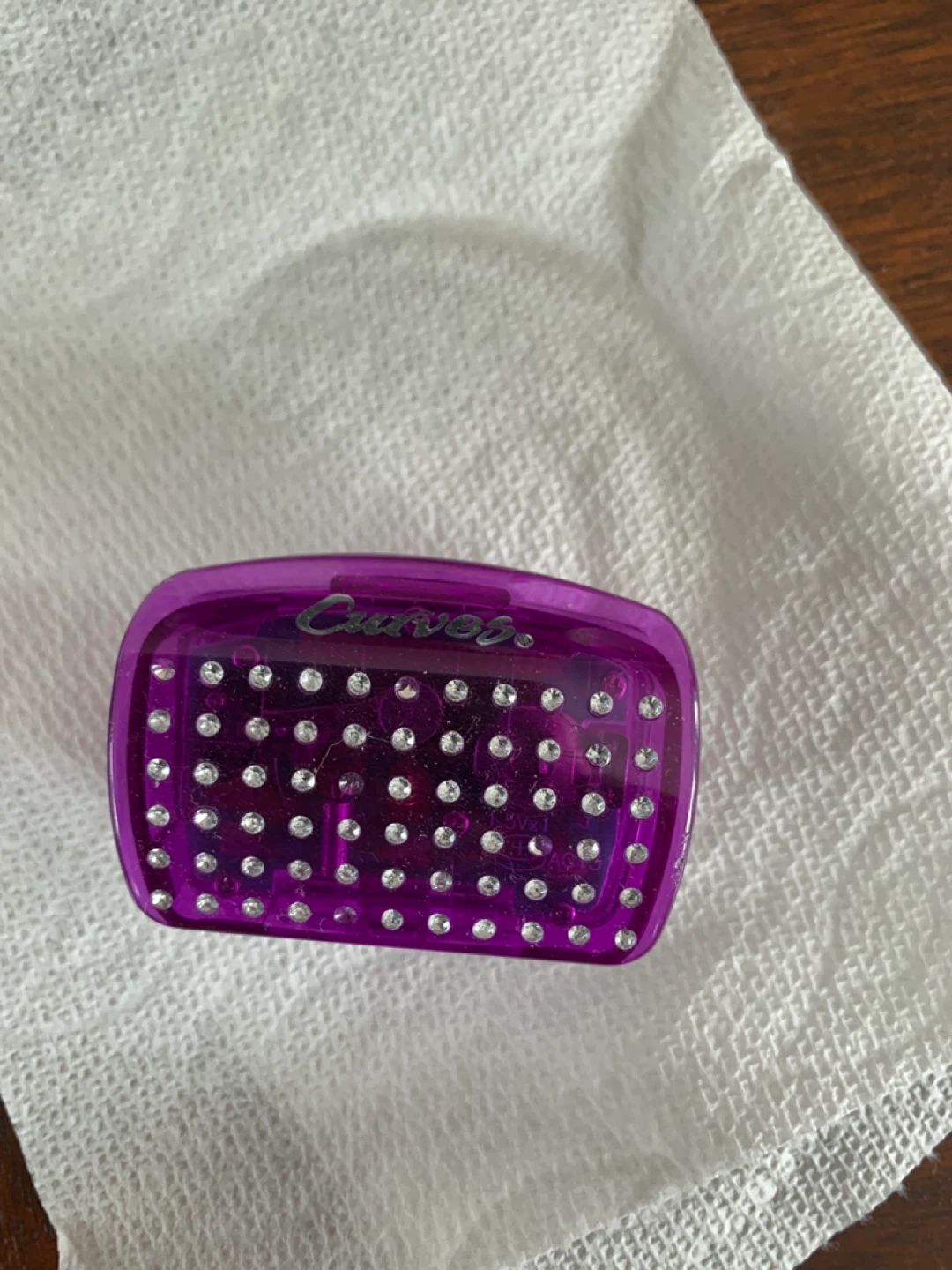 Curves Purple Pedometer with Rhinestones - photo 2