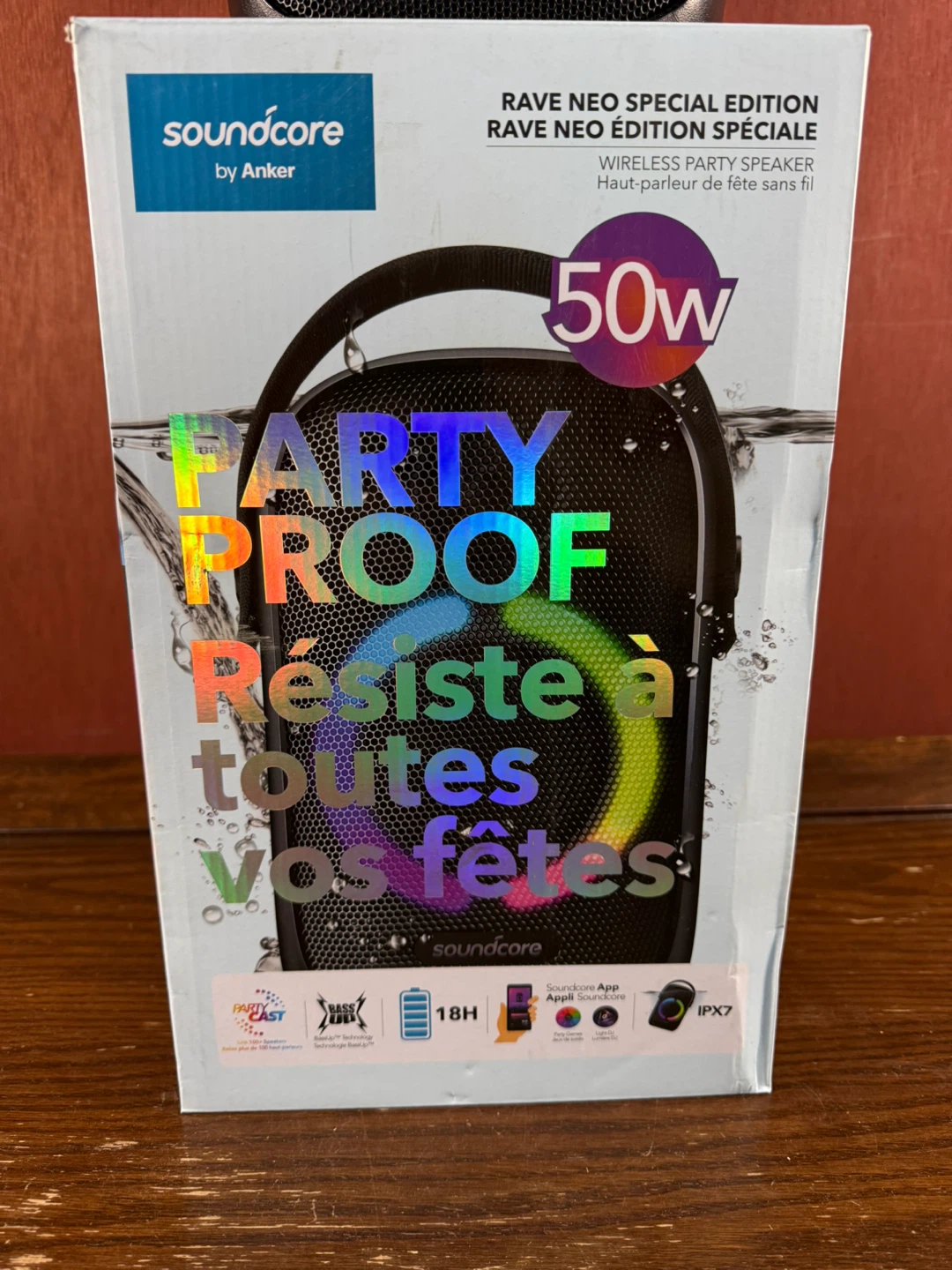 Soundcore LED Rave Wireless 50w Waterproof Party Speaker - photo 3