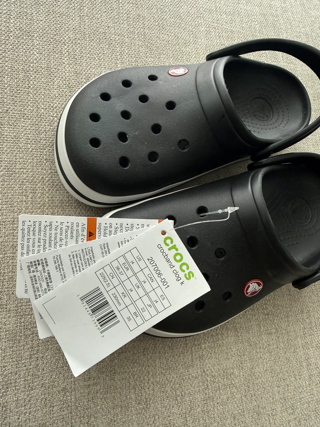 Crocs Crocband Clog K Kids Shoes Black - photo 4