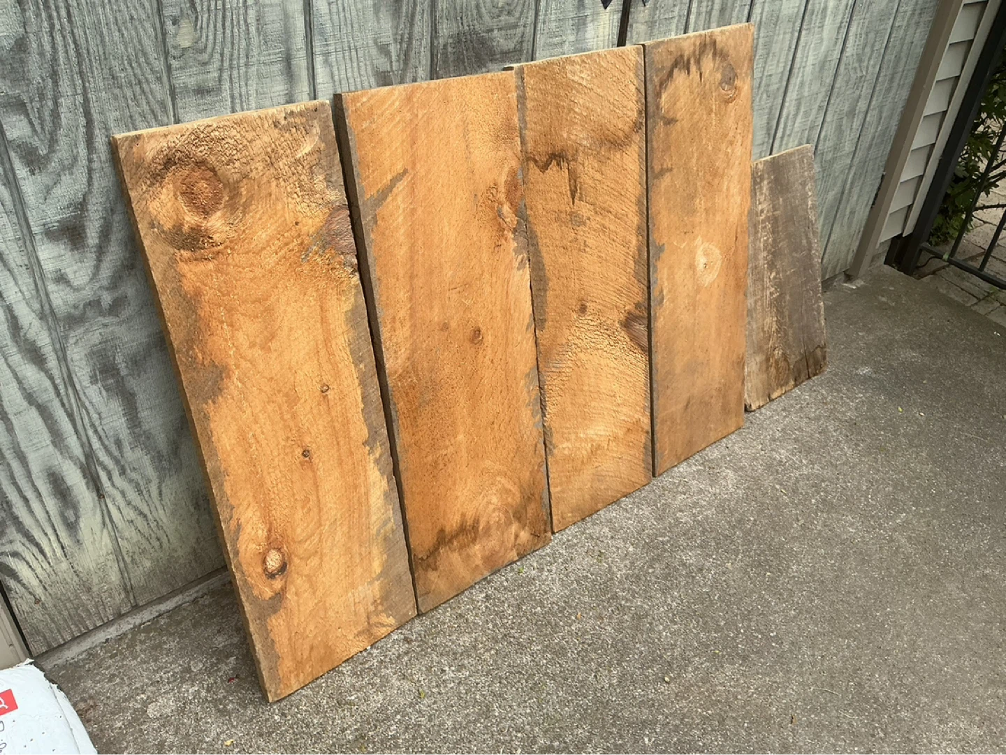 Vintage 4. 3ft Wood Planks & 1. 2ft- Approx 12” Wide - photo 5