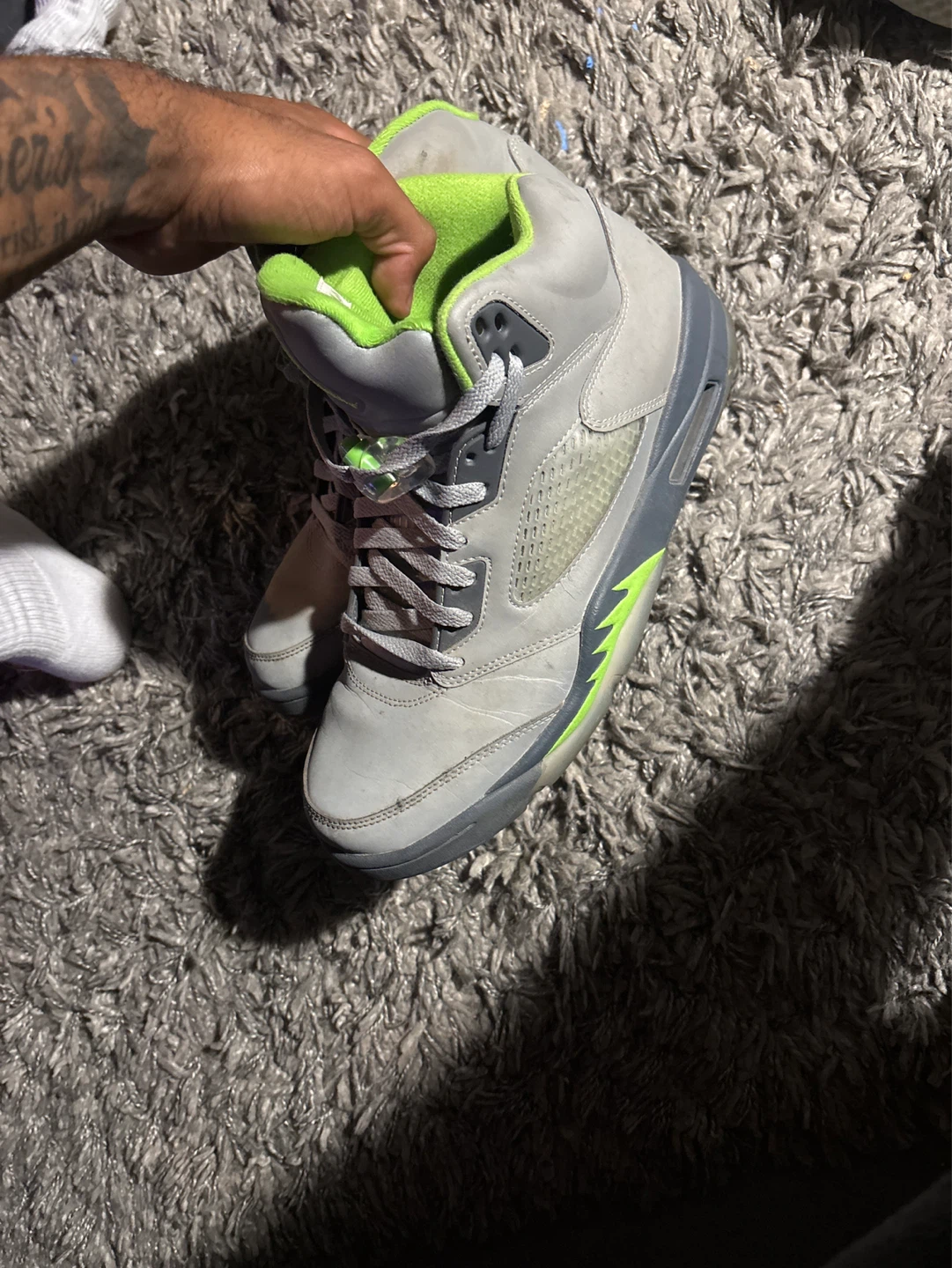 Air Jordan 5 Retro 'Wolf Grey' Sneakers