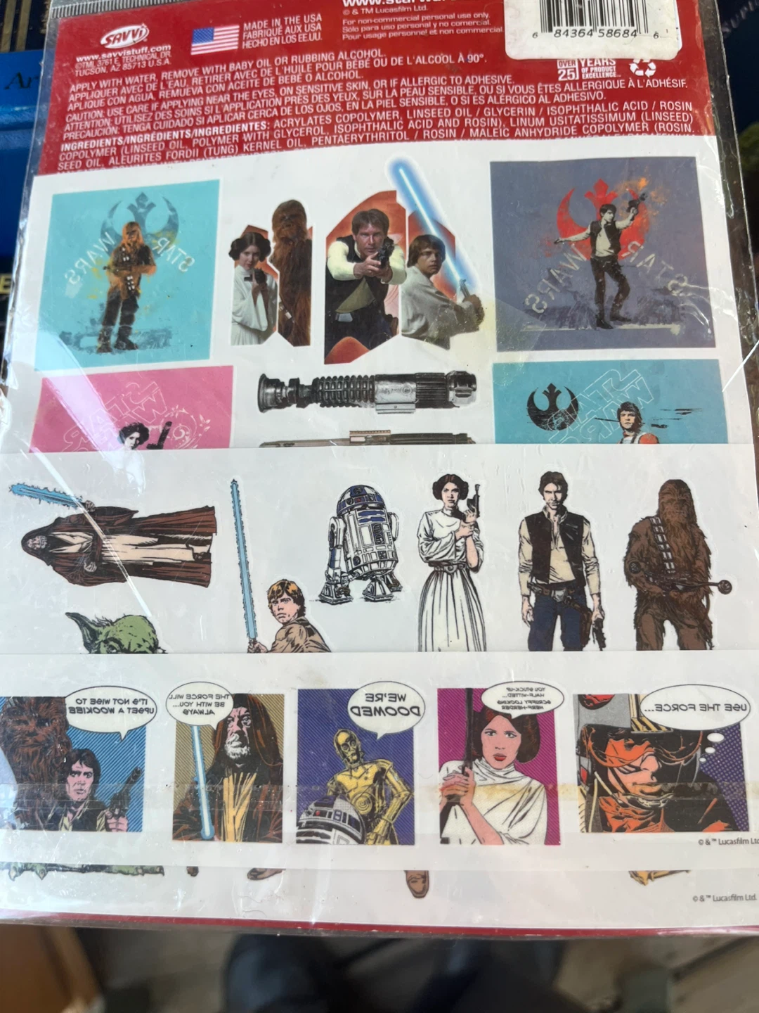 Star Wars Temporary Tattoos - photo 2