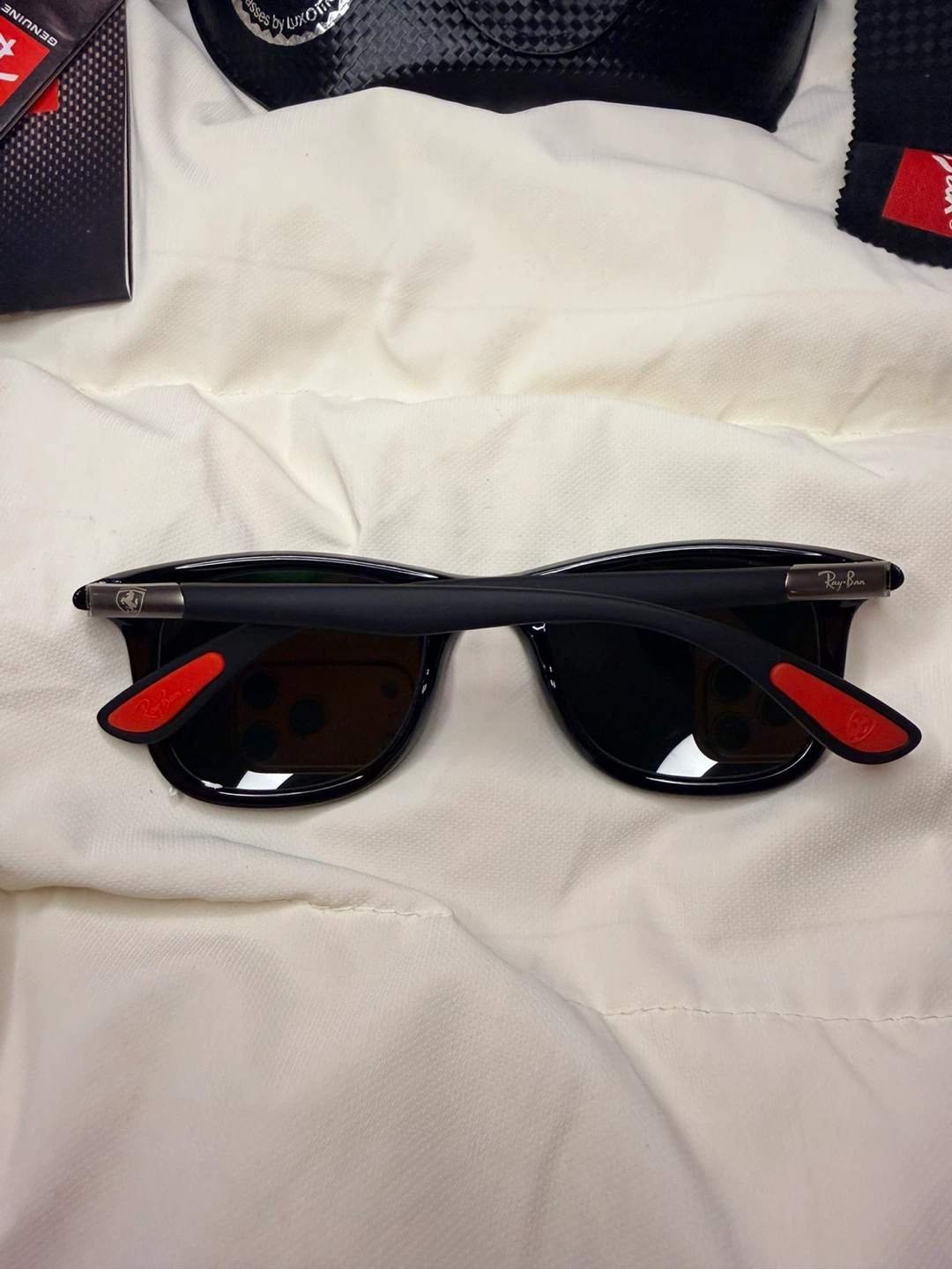 Ray-Ban Ferrari edition Sunglasses with Case and Box - photo 4