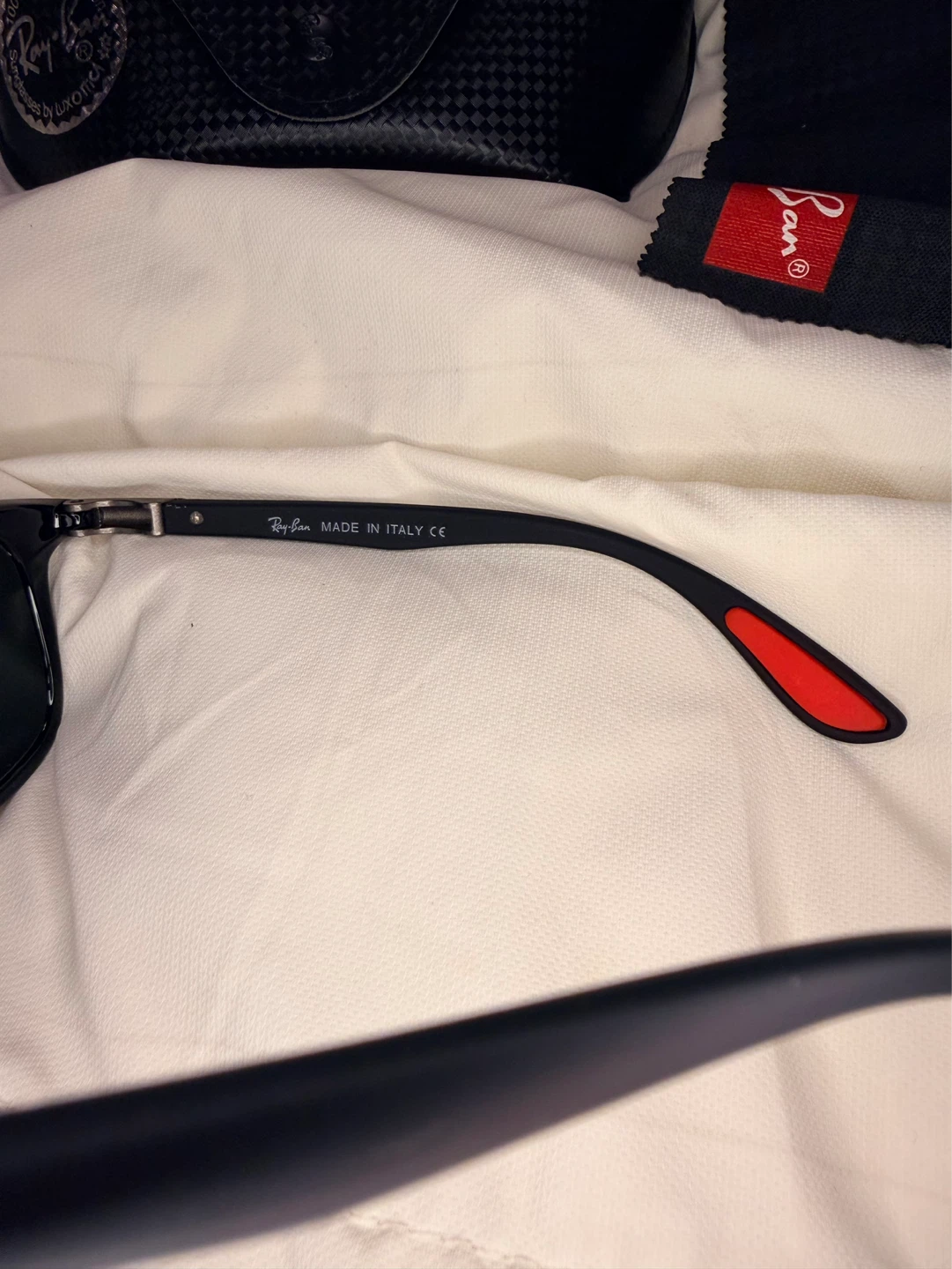Ray-Ban Ferrari edition Sunglasses with Case and Box - photo 5