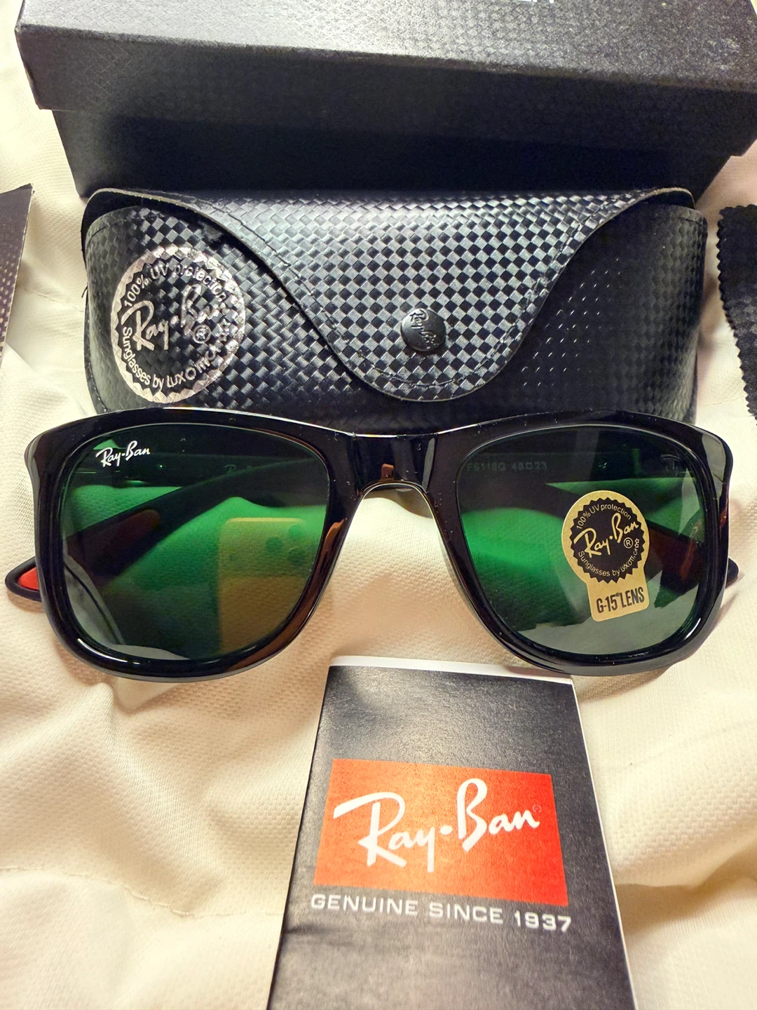 Ray-Ban Ferrari edition Sunglasses with Case and Box - photo 2