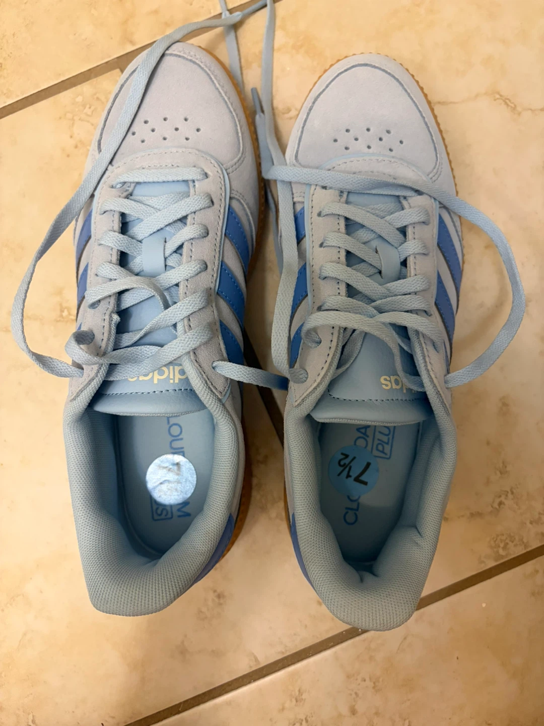 Blue Adidas Sneakers - 7.5W - photo 2