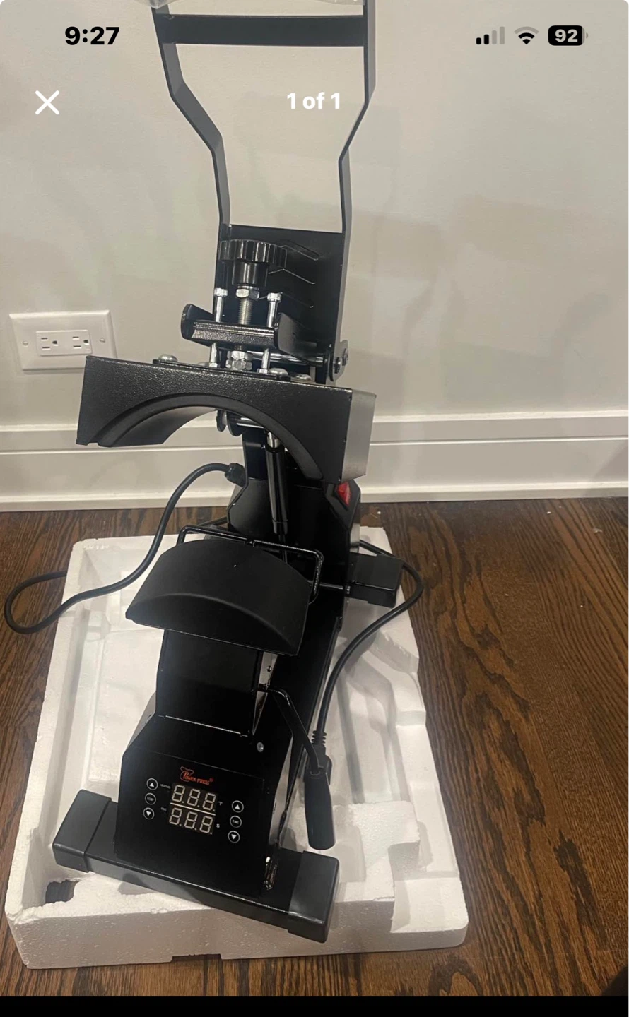 Black Press Heat Press Machine