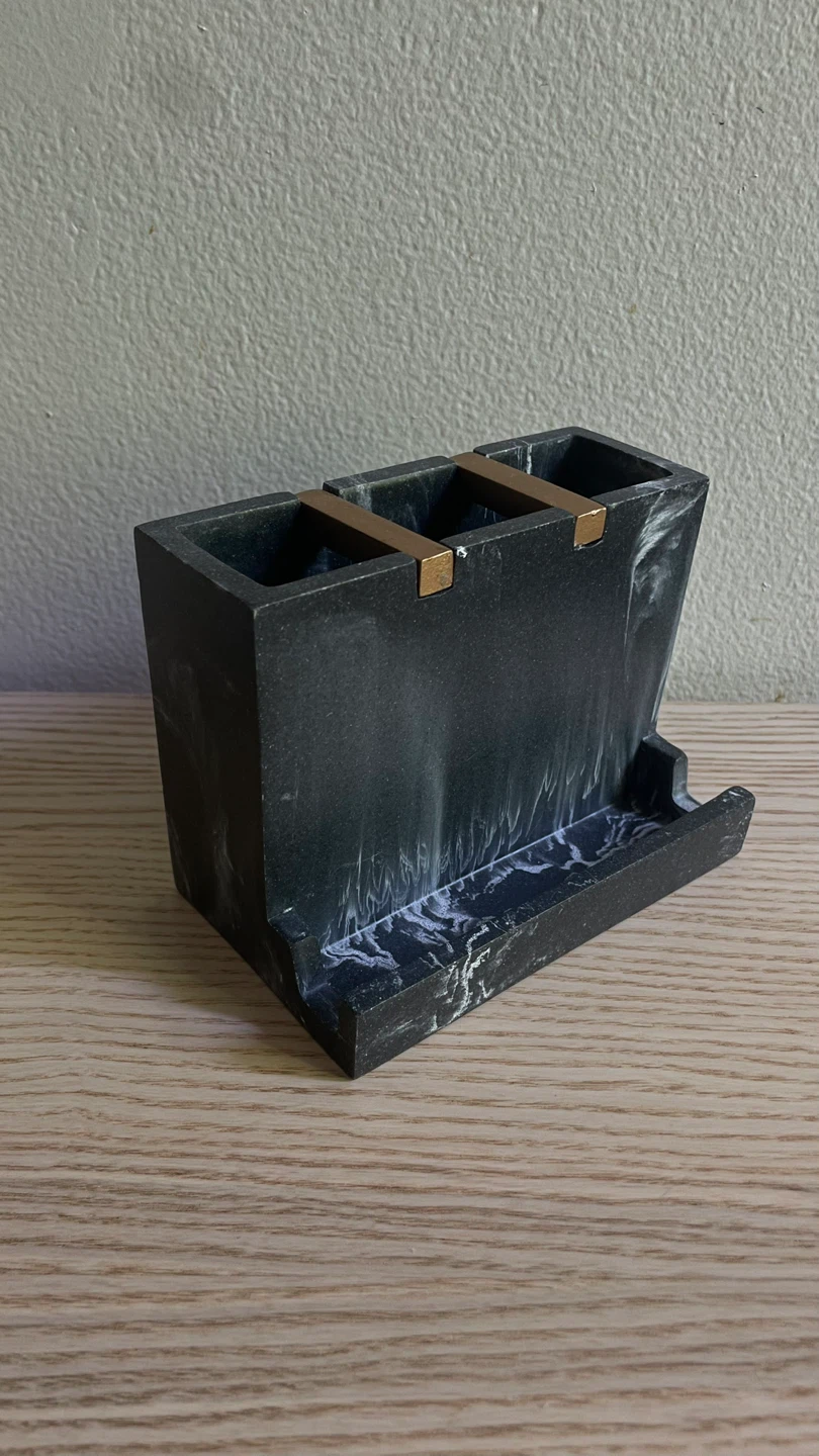 Holder with Copper Accents #freecycle - photo 2
