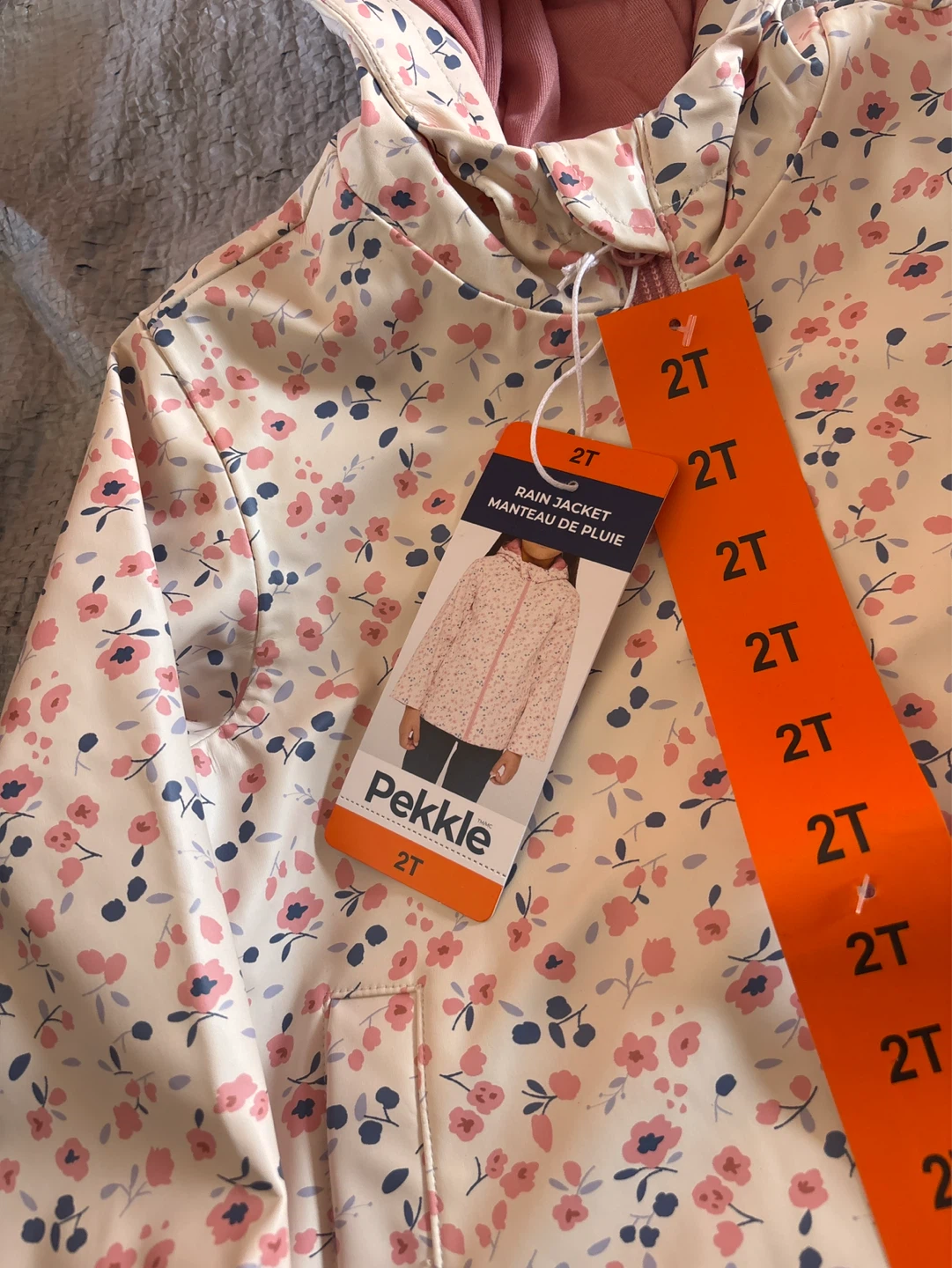 Pekkle Kids Rain Jacket - Size 2T - photo 2