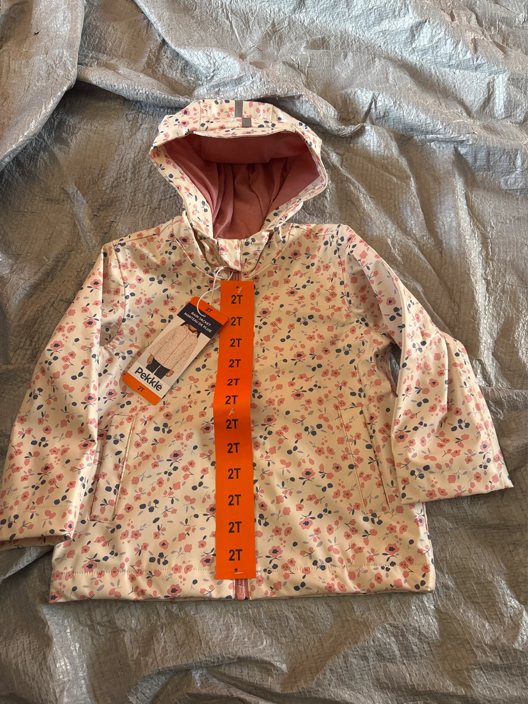 Pekkle Kids Rain Jacket - Size 2T