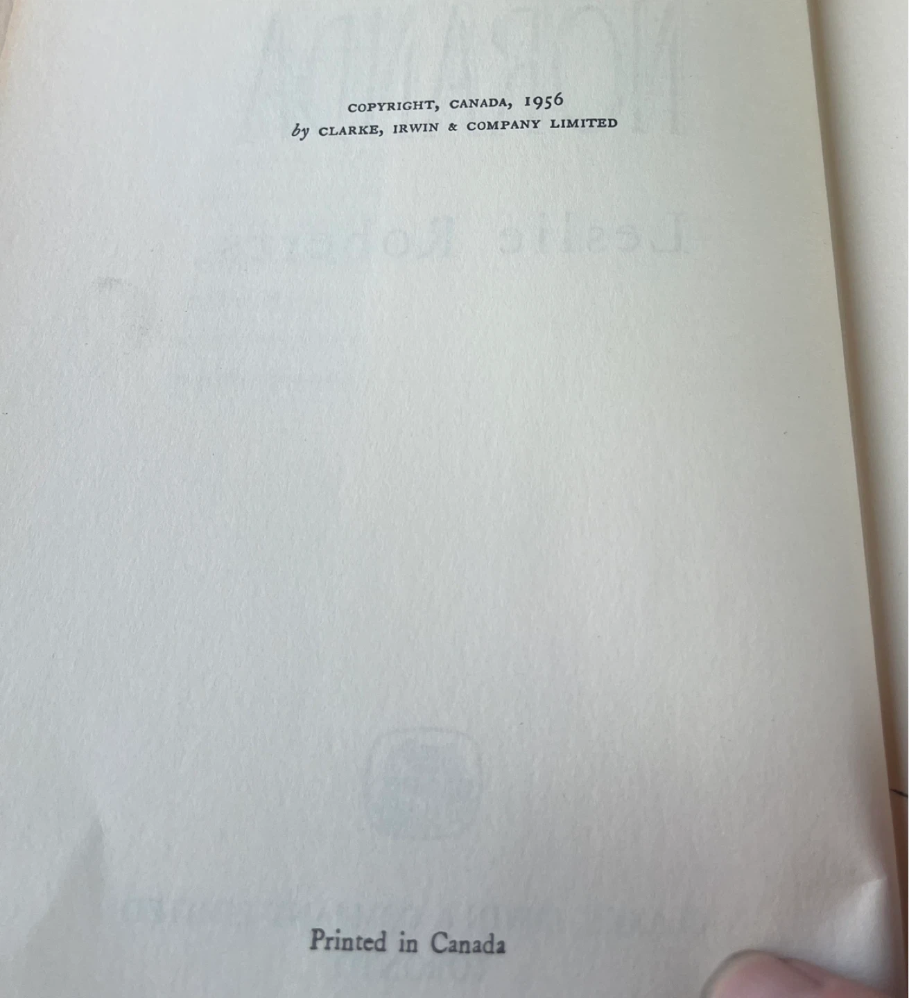 Noranda by Leslie Roberts Book - photo 2