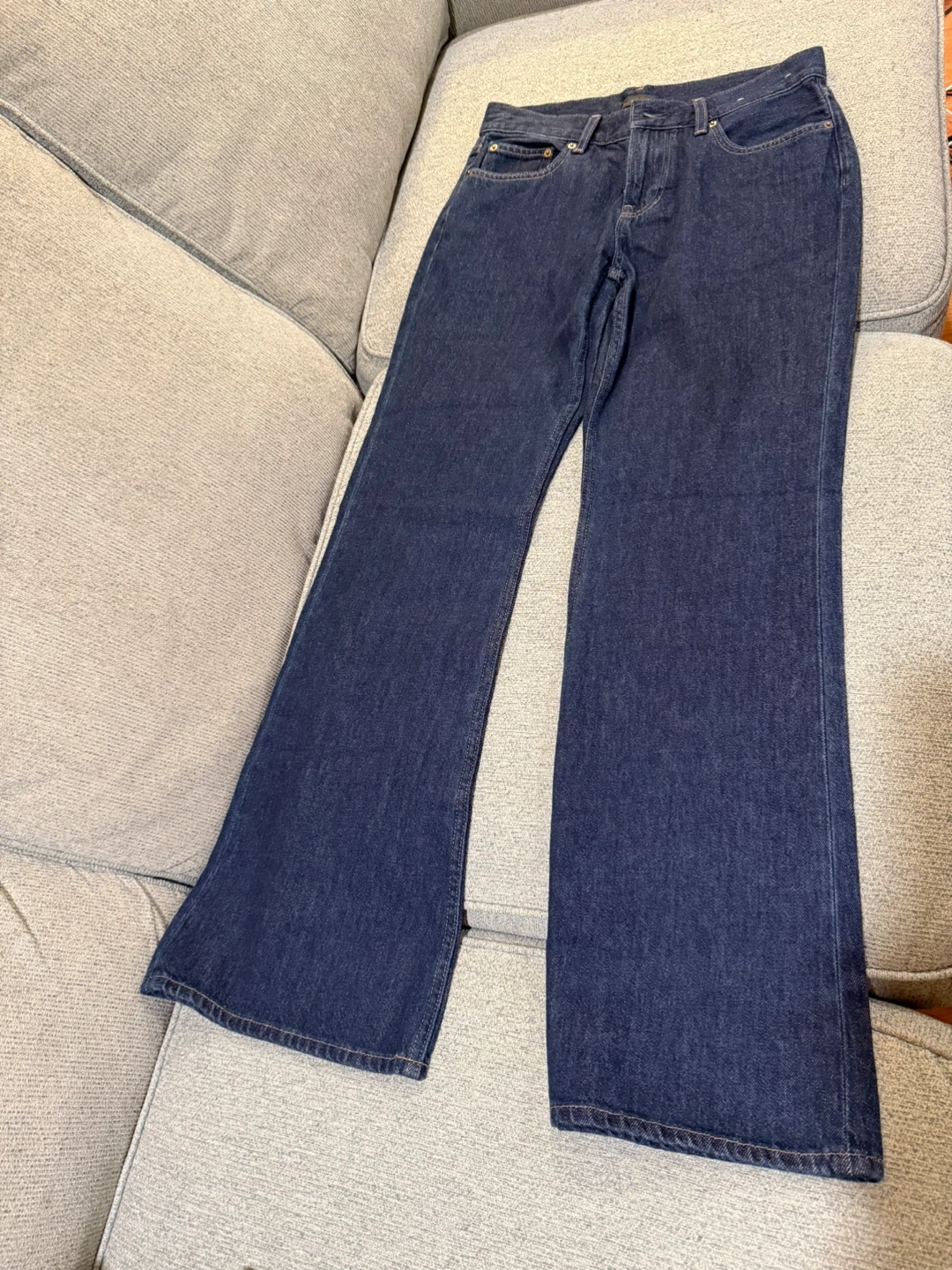 Agolde Dark Wash Flare Jeans