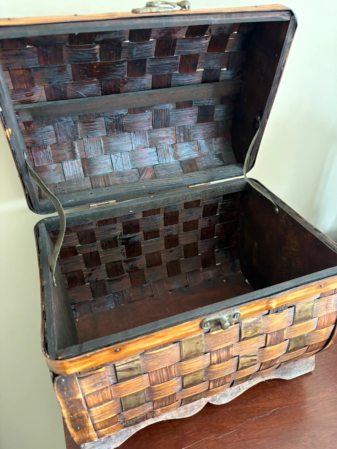 Woven Barrel Chest Trinket Box - photo 3