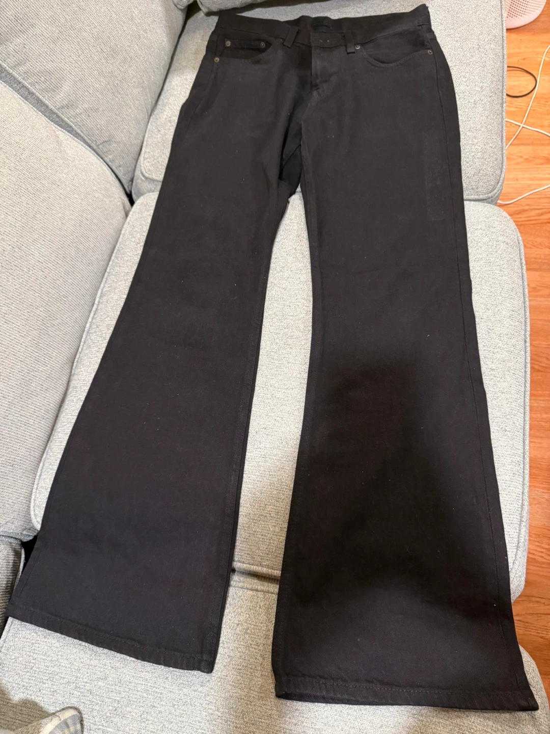 Uniqlo Jeans Black Flare Pants