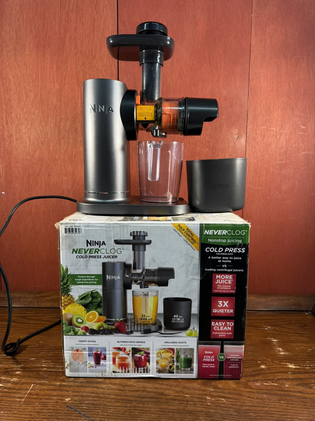 Ninja NeverClog™ Cold Press Slow Juicer