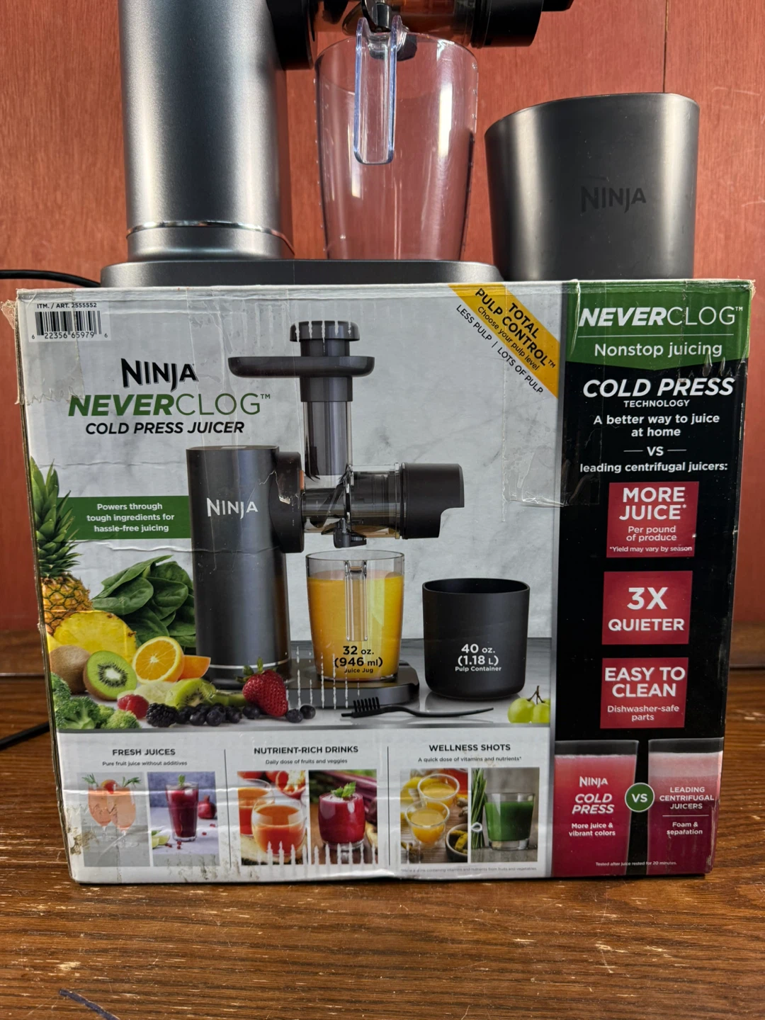 Ninja NeverClog™ Cold Press Slow Juicer - photo 2