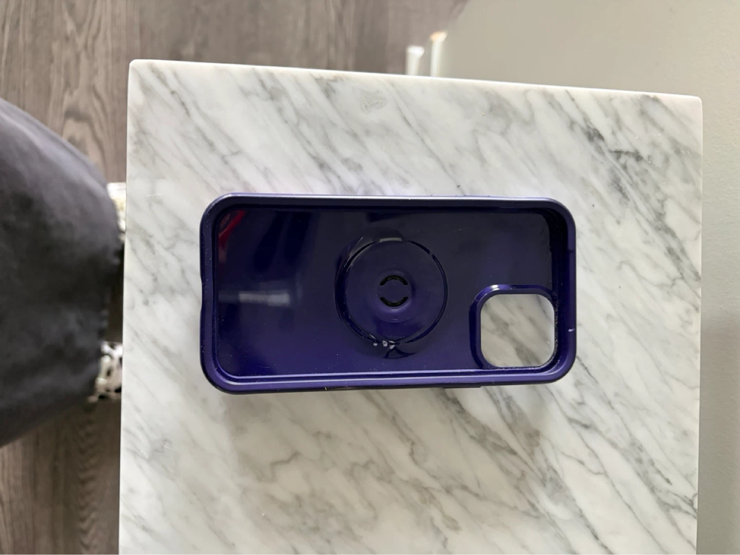 Purple Ombre iPhone 12 Case with PopSocket - photo 4