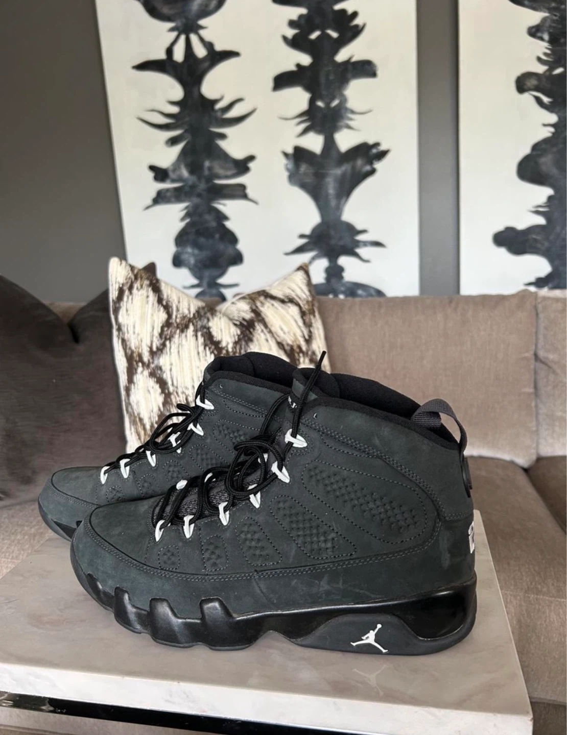Air Jordan 9 "Particle Grey" Sneakers - photo 2