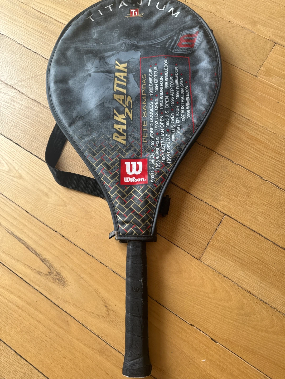 Wilson "R.A.K. Attak 25" Pete Sampras Titanium Tennis Racket - photo 3