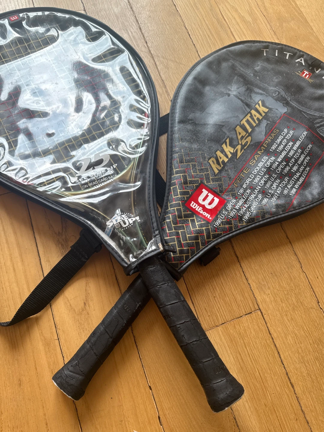 Wilson "R.A.K. Attak 25" Pete Sampras Titanium Tennis Racket - photo 4