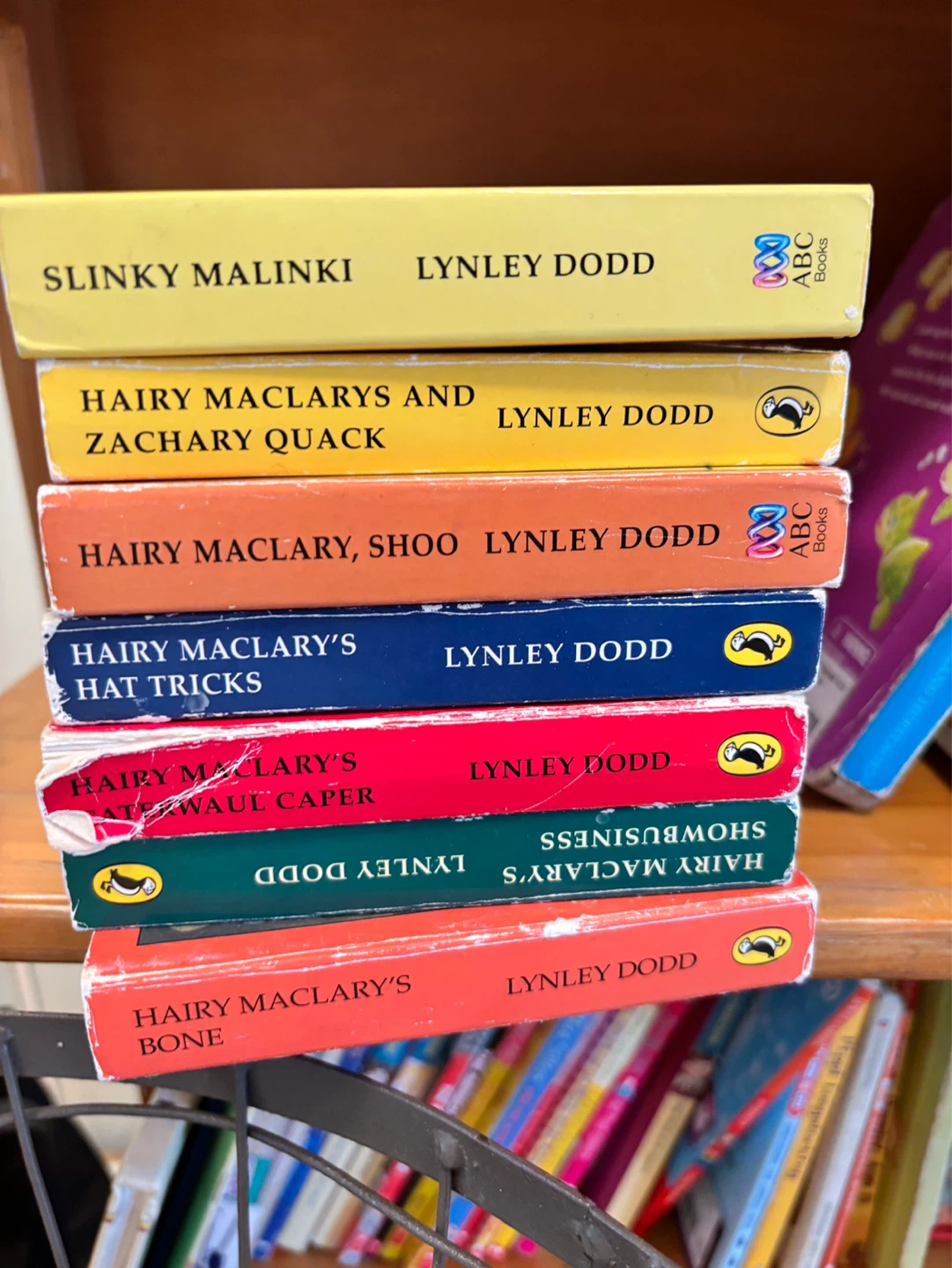 Set of 7 Hairy Mclairy & Friends Books by Lynley Dodd - photo 3