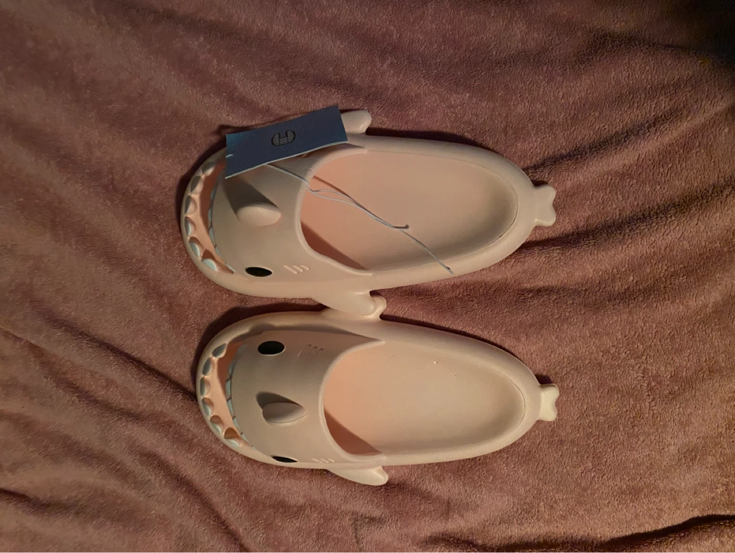 Women’s shark slides pink colour