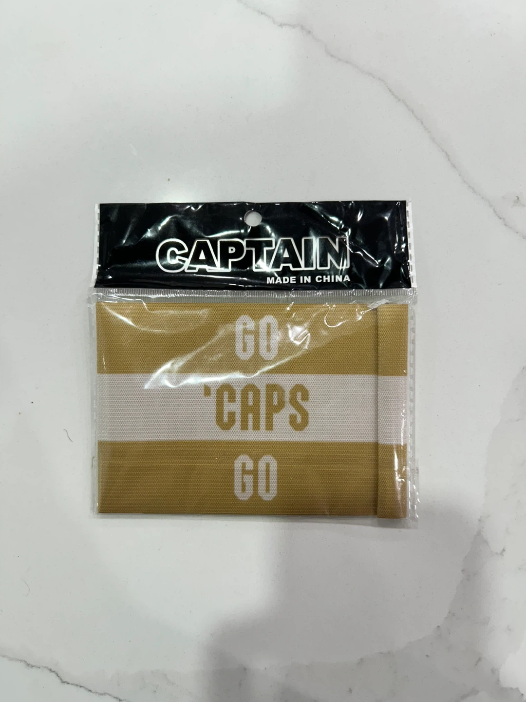 Captain "Go Caps Go" Fabric Strip