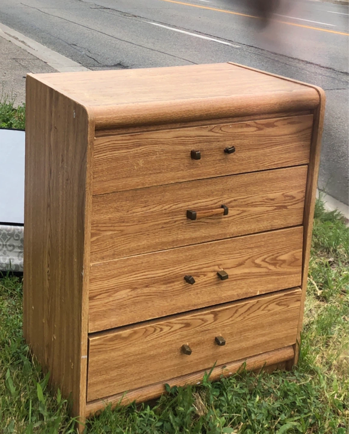 Wooden 4-Drawer Dresser