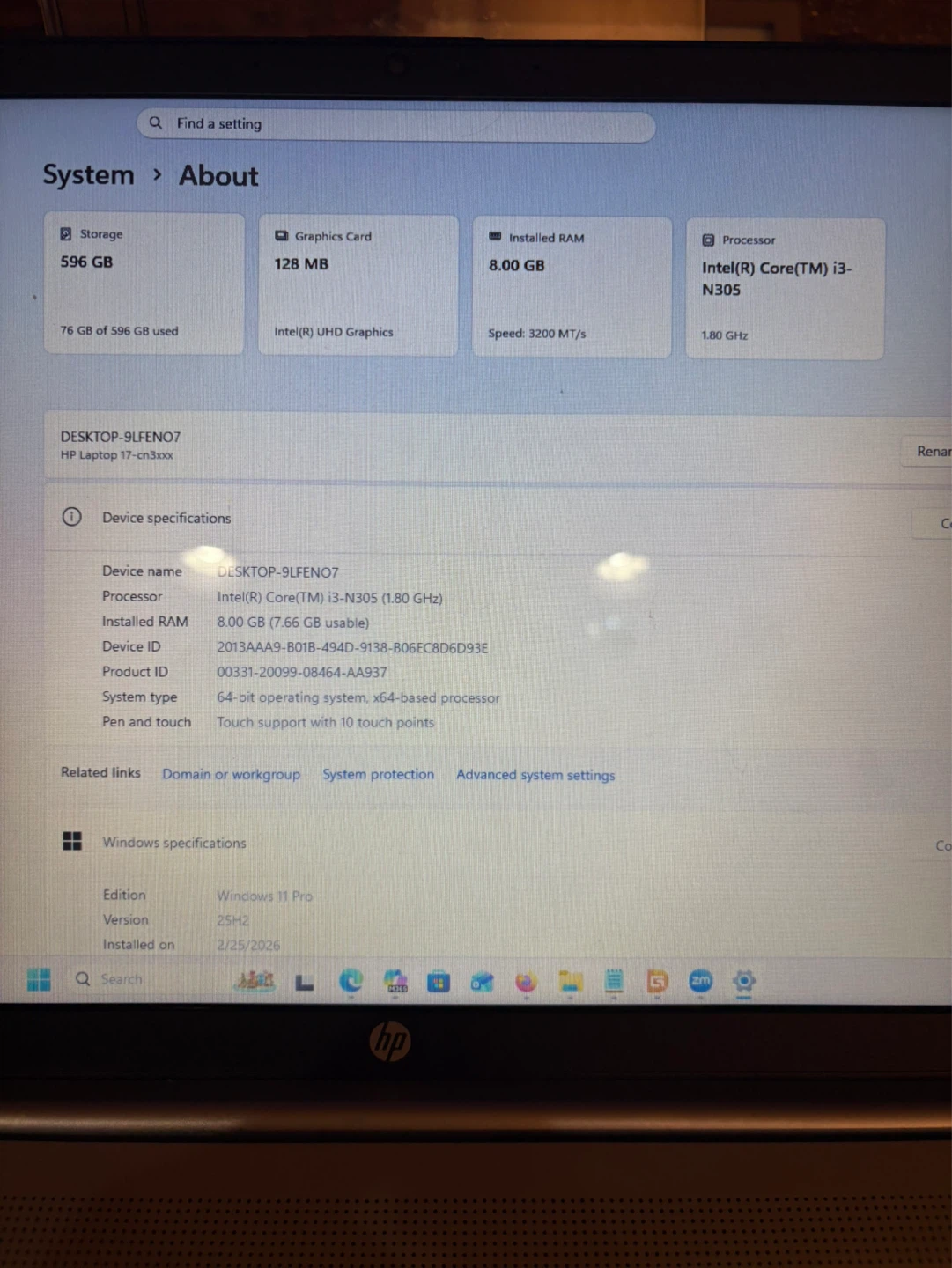 New HP Laptop 17 inch touchscreen - photo 2