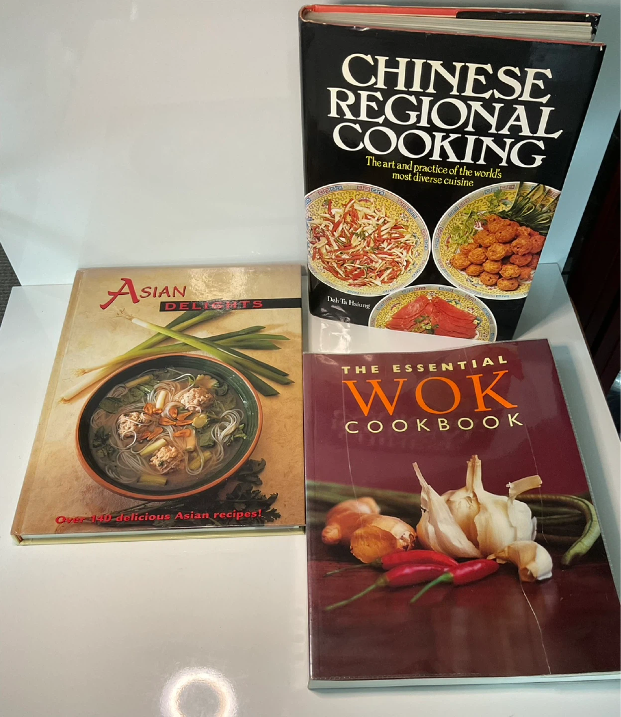 Vintage Chinese cookbook bundle from 1979 and 2001