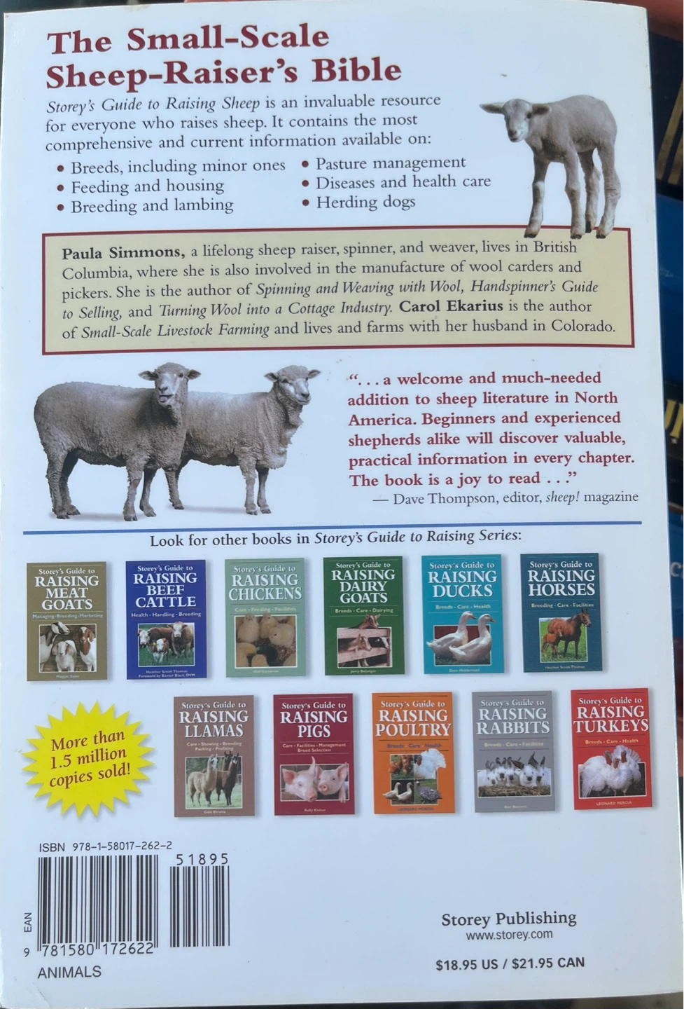 Storey's Guide to Raising Sheep Book - photo 2
