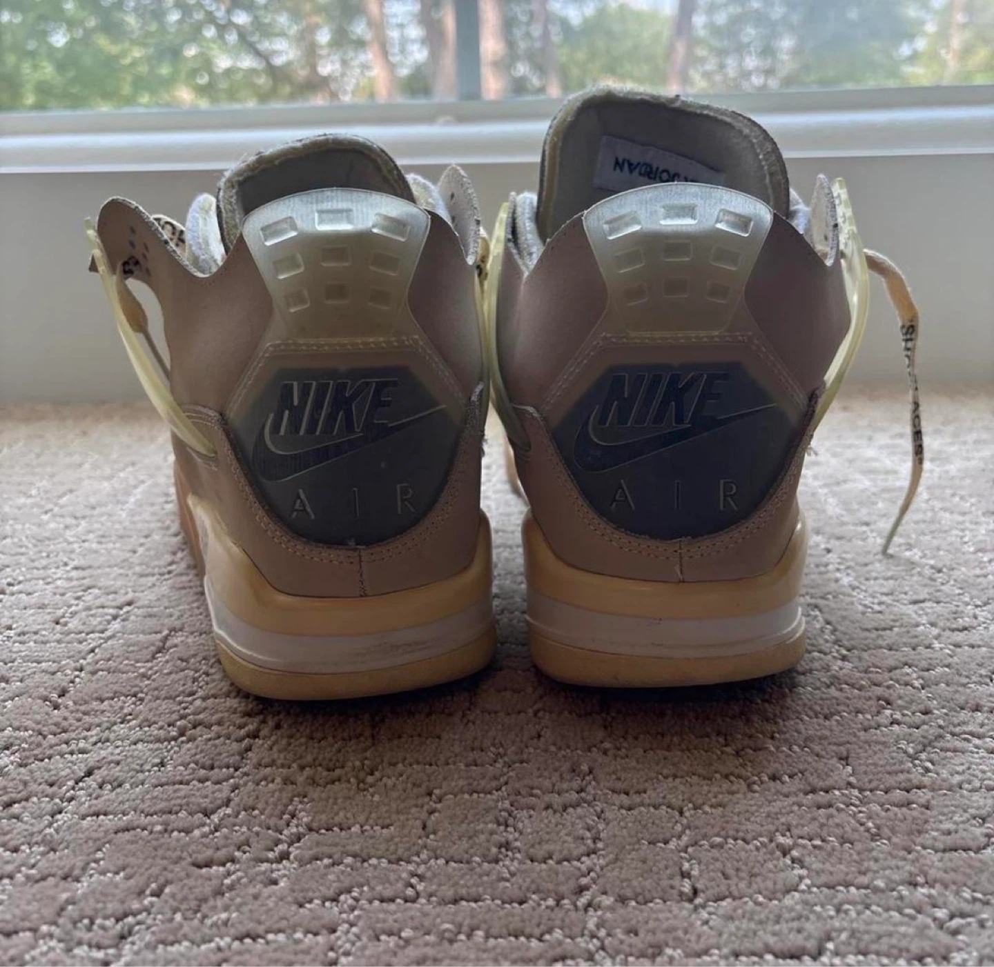 Nike Air Jordan 4 Off-White "Sail" - photo 3